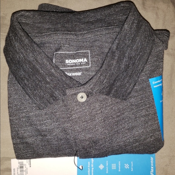 Sonoma size S Men’s Collar polo shirt - Picture 4 of 5